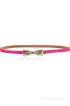 Calvino Girls Casual, Evening/Party Pink Artificial Leather Belt(Pink)
